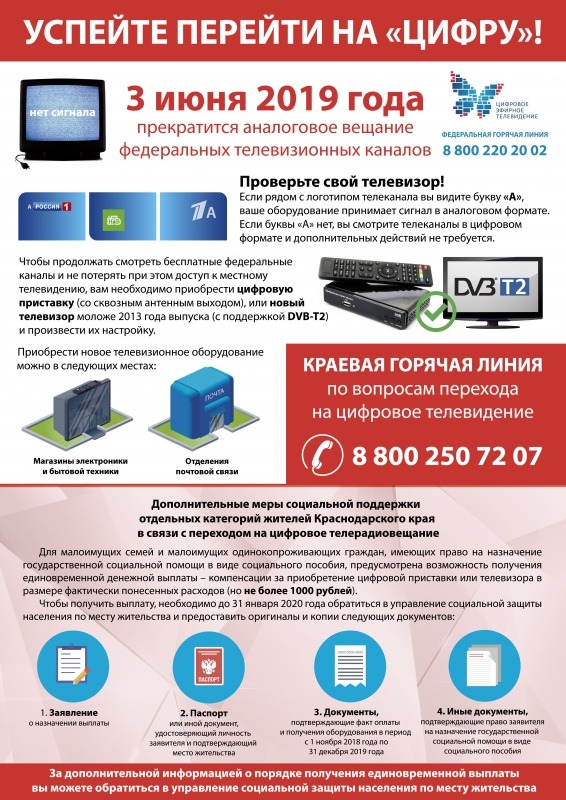 Успей перейти на цифру