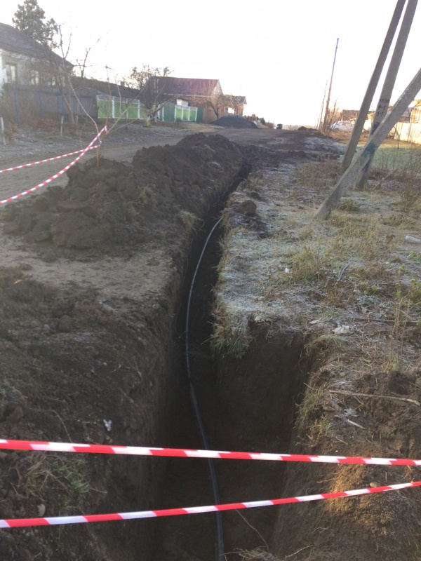 Замена водопроводных сетей.