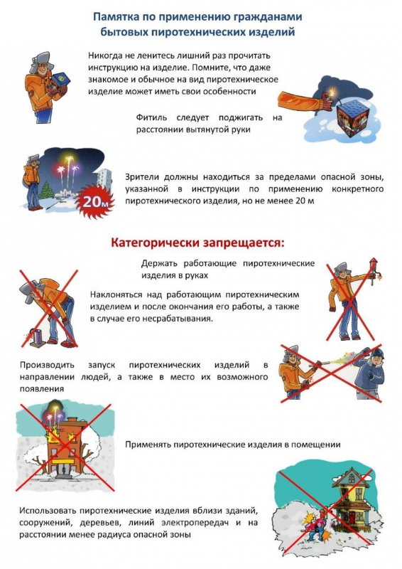 ВНИМАНИЕ! Правила пользования пиротехникой