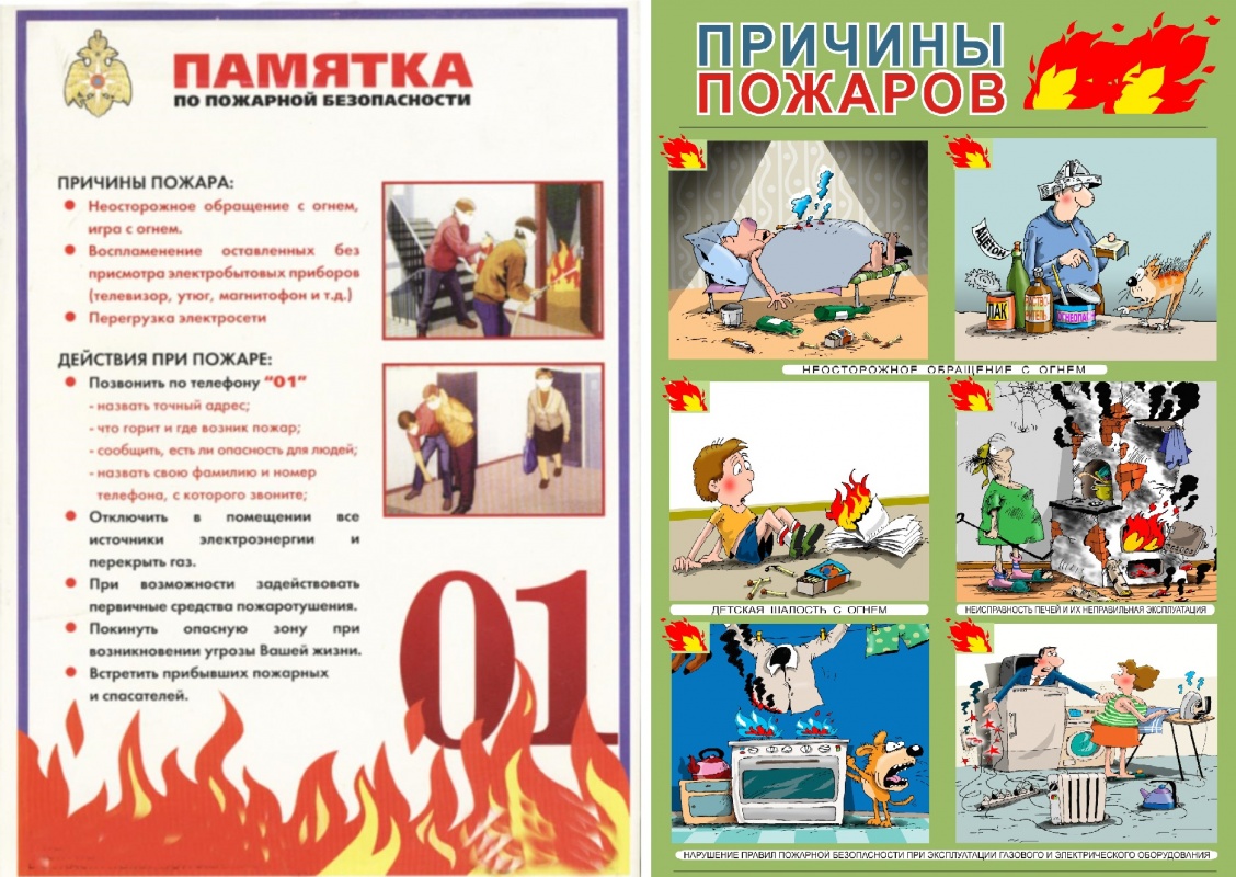 Соблюдайте меры пожарной безопасности в ваших домах!