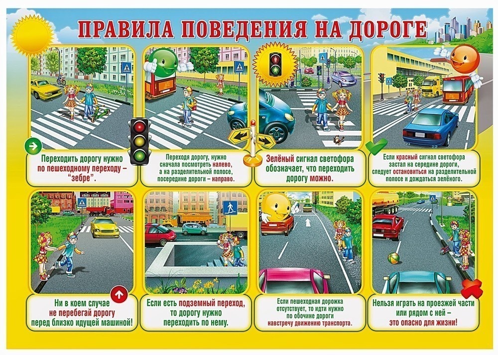 Правила дорожного движения....
